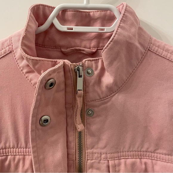 GAP Pink Utility Jacket - Picture 2 of 9